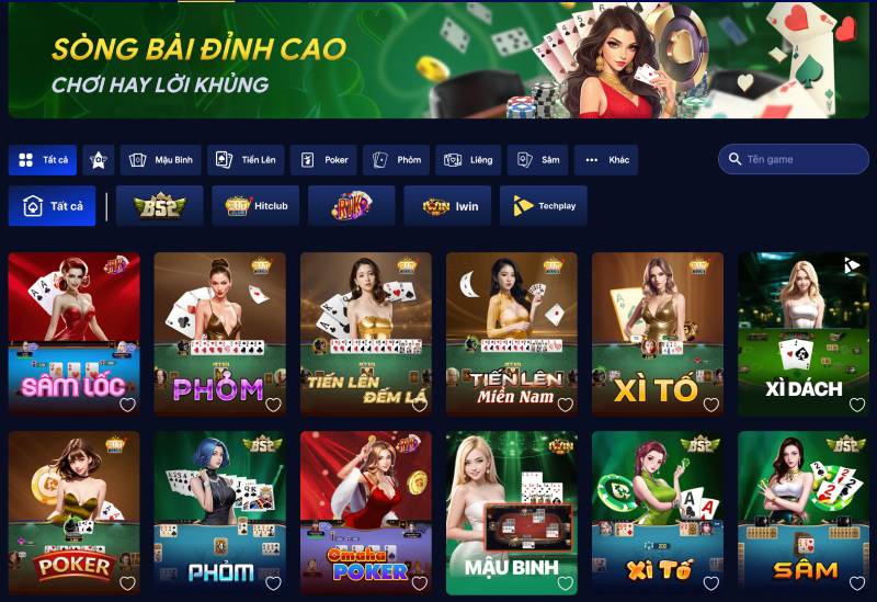 Game bài trực tuyến