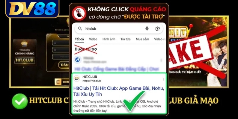 Tổng quan về nhận diện link Hitclub giả
